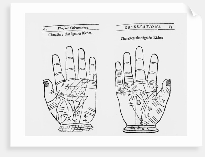 Palm Reading by English School