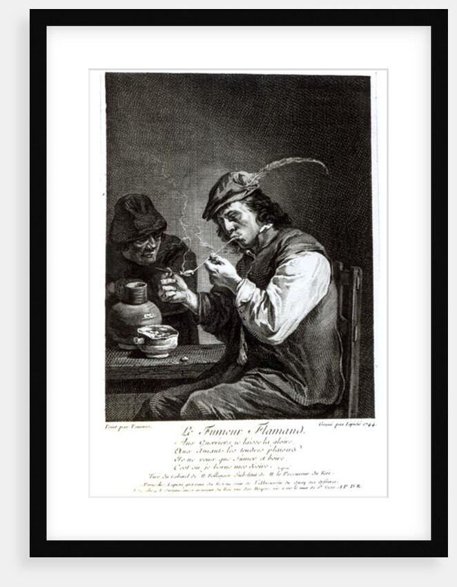 The Flemish Smoker by David the Younger Teniers (after)