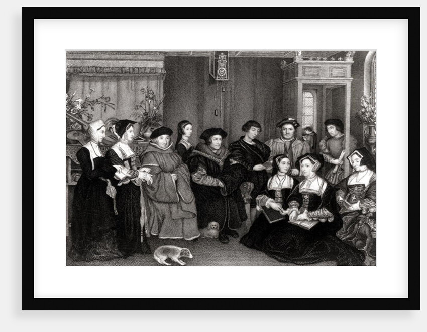 The Family of Thomas More, Chancellor of England by Hans Holbein the Younger