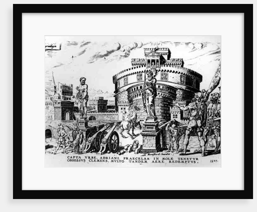 Pope Clement VII is Held Besieged by Charles V High in Hadrian's Tower, 1527 by Italian School