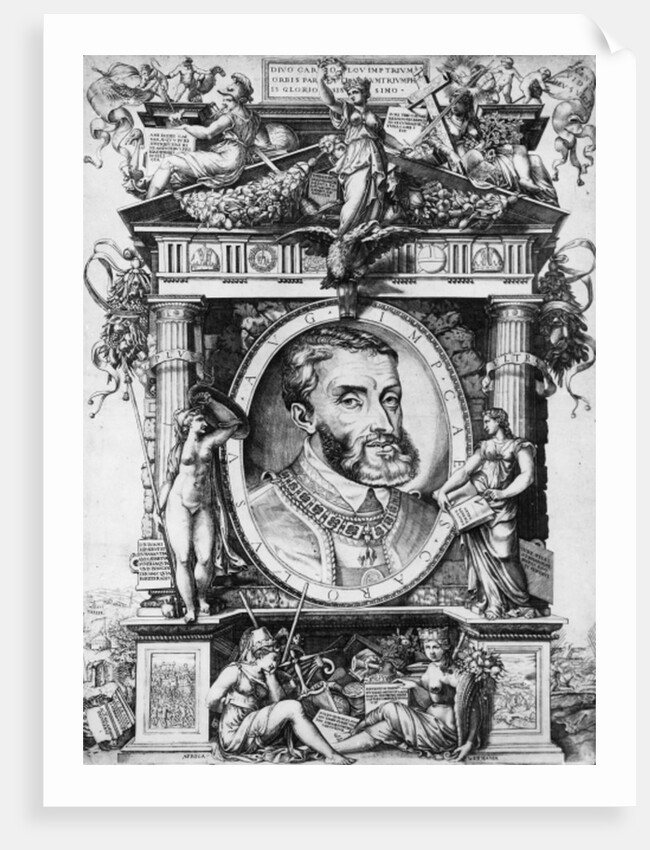 Portrait of Charles V, Holy Roman Emperor by Antonio Salamanca