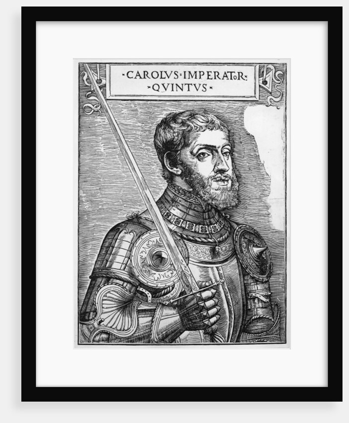 Portrait of Charles V, Holy Roman Emperor by English School