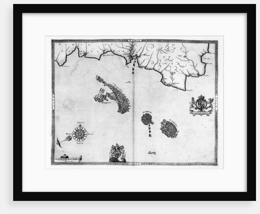 Map No.3 Showing the route of the Armada fleet by Robert Adams