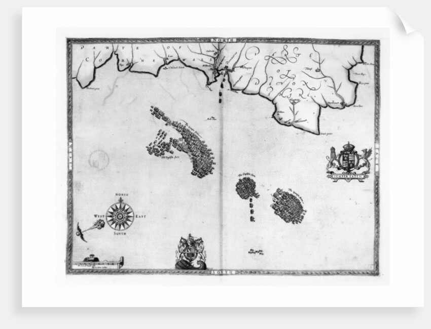 Map No.3 Showing the route of the Armada fleet by Robert Adams