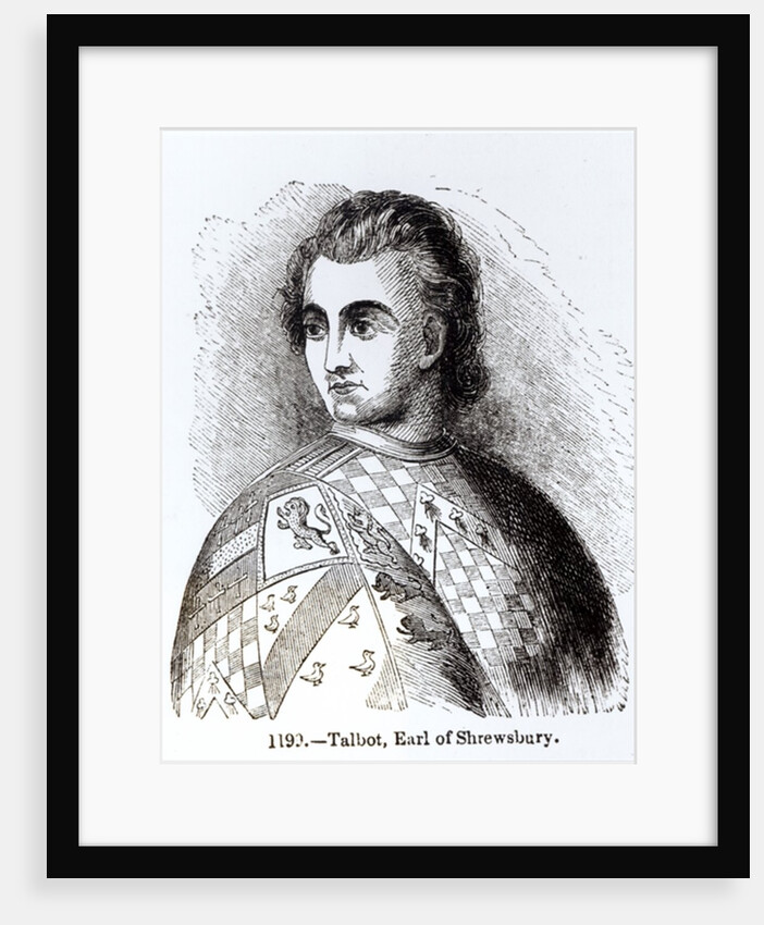 Portrait of John Talbot, first Earl of Shrewsbury by English School