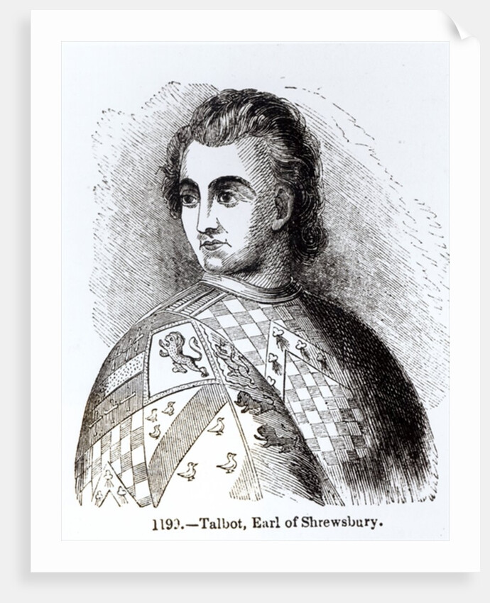 Portrait of John Talbot, first Earl of Shrewsbury by English School