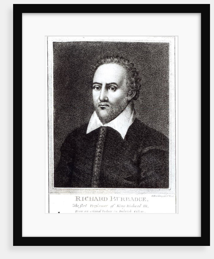 Portrait of Richard Burbadge by Samuel Harding