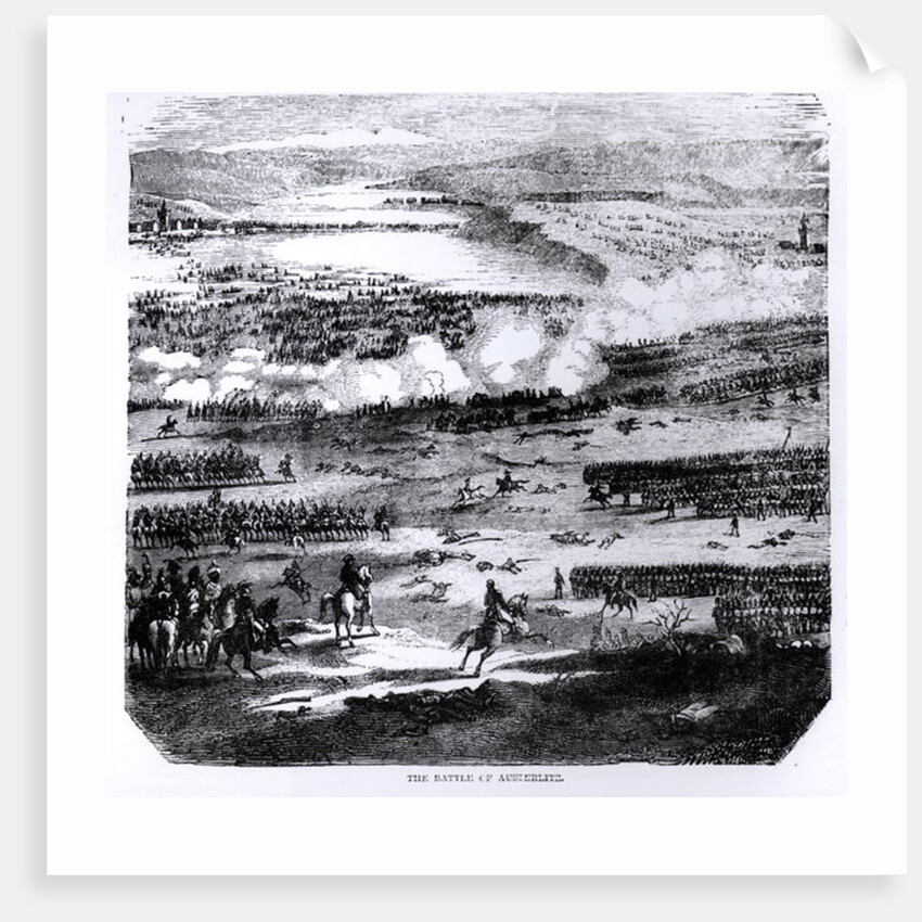 The Battle of Austerlitz, 2 December 1805 by English School