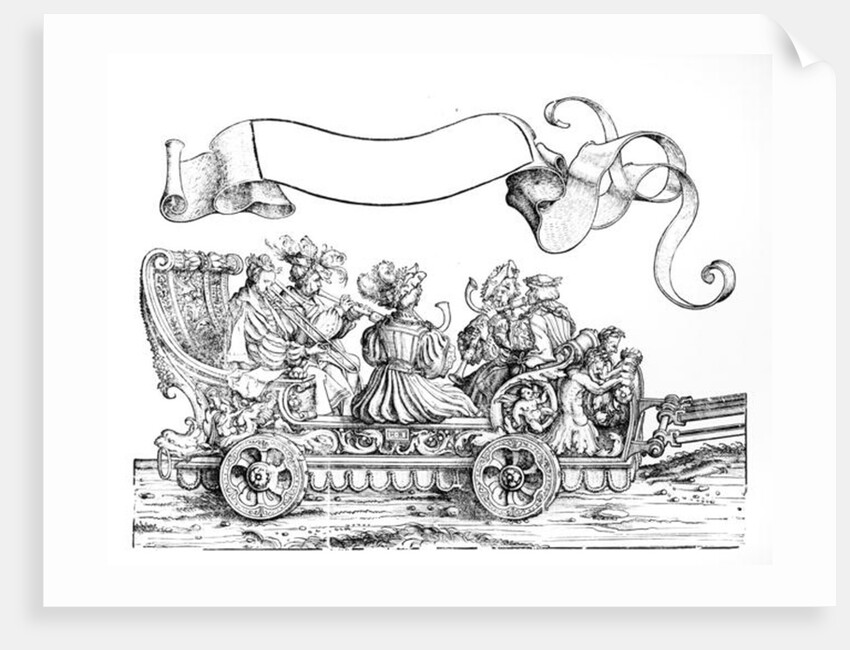 A Scene from Maximilian's Triumphal Procession, c.1516-18 by Hans Burgkmair