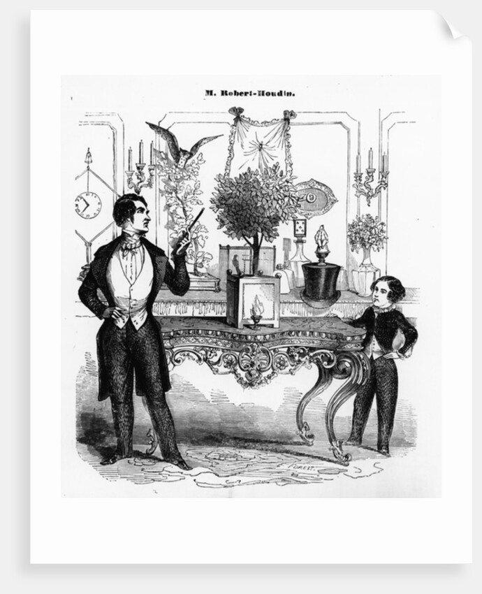 Jean Eugene Robert-Houdin Explaining a Mechanical Toy by Eugene Hippolyte Forest