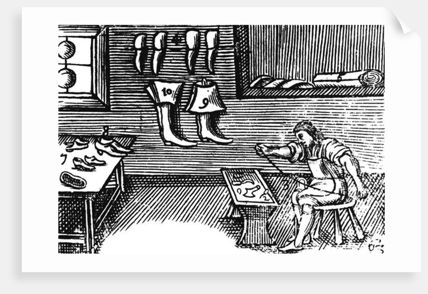 The Shoemaker by English School