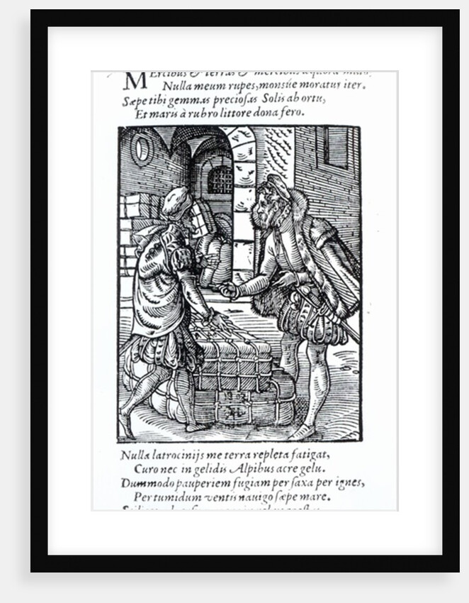 The Merchant. by German School