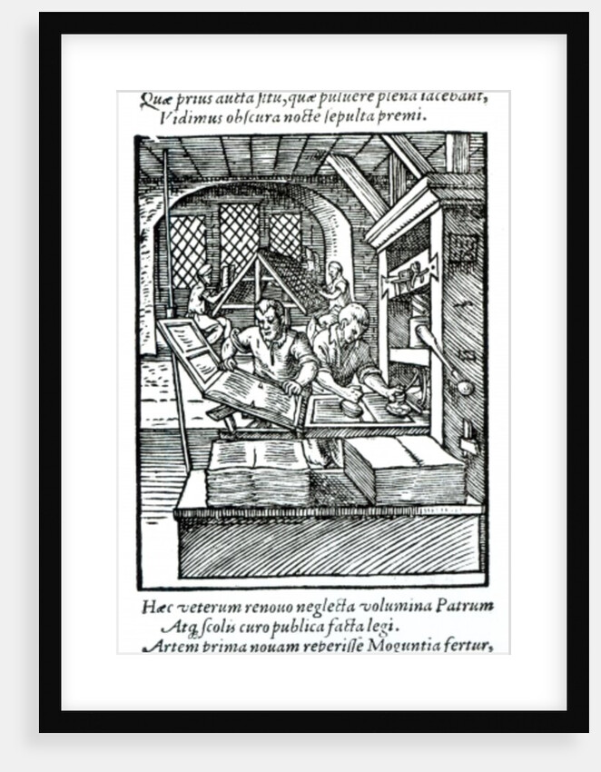 The Typographer. by German School