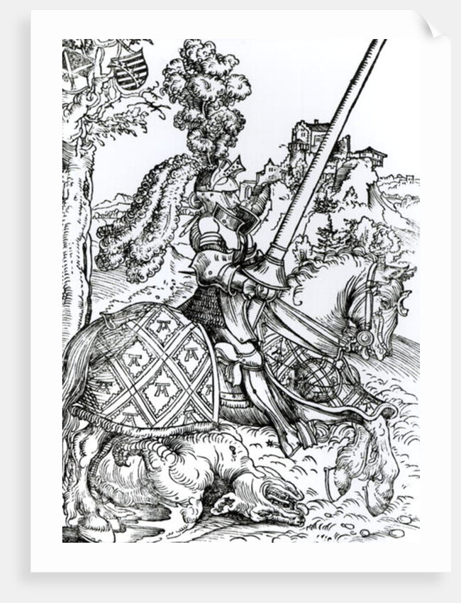 St. George on Horseback, 1507 by Lucas the Elder Cranach