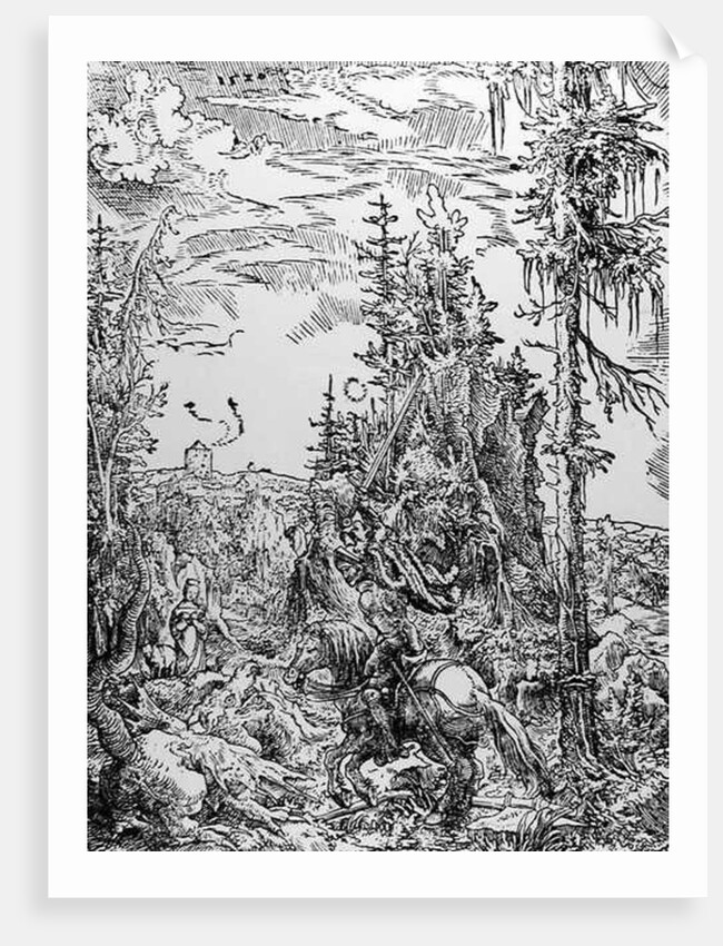 St. George and the Dragon, 1520 by German School