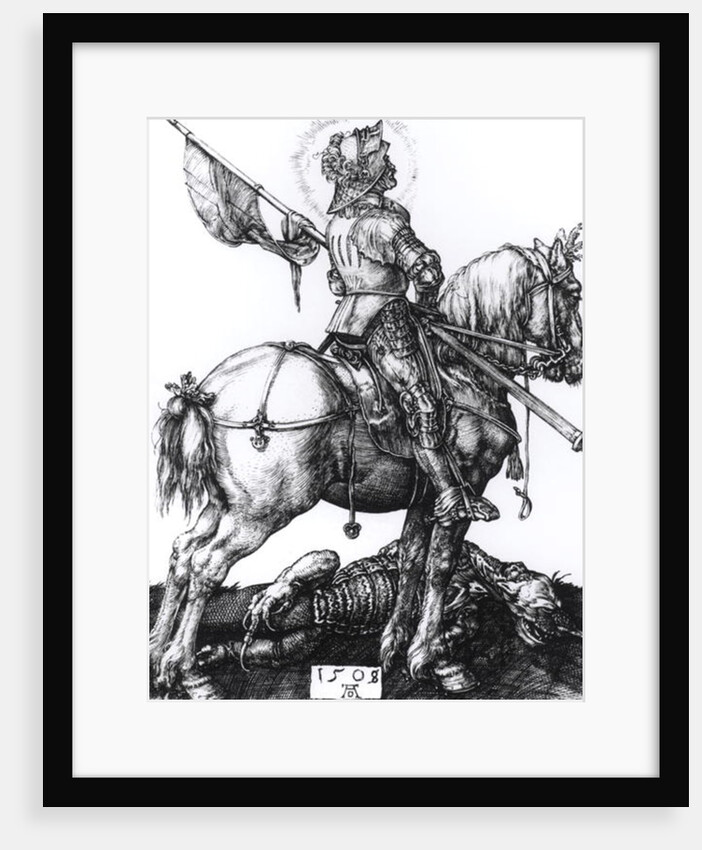St. George and the Dragon by Albrecht Dürer or Duerer