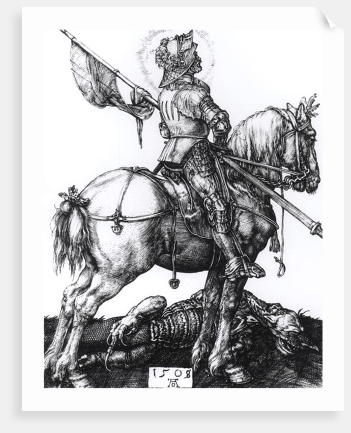St. George and the Dragon by Albrecht Dürer or Duerer