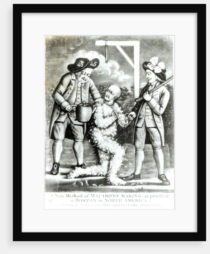 A New Method of Macaroni Making as Practised at Boston in North America, 12 October 1774 by English School