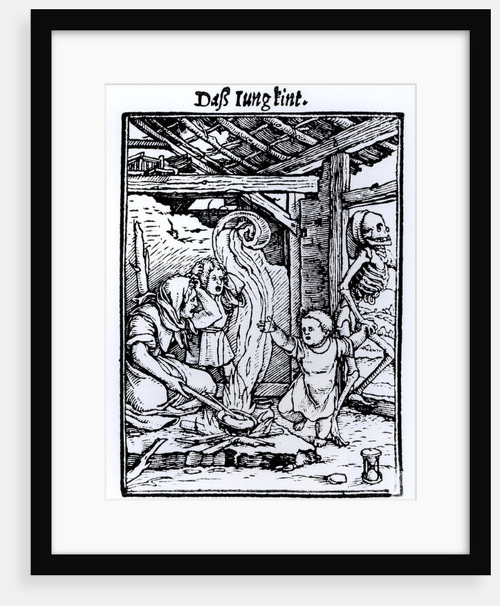 Death Taking a Child by Hans Holbein the Younger