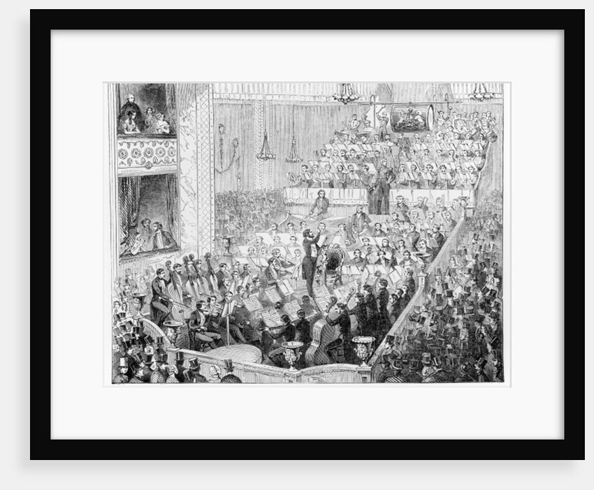 Jullien's Concert Orchestra and Four Military Bands, at Covent Garden Theatre by English School