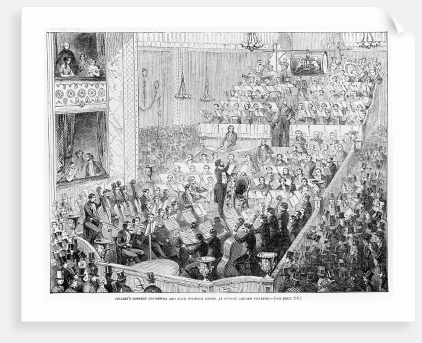 Jullien's Concert Orchestra and Four Military Bands, at Covent Garden Theatre by English School