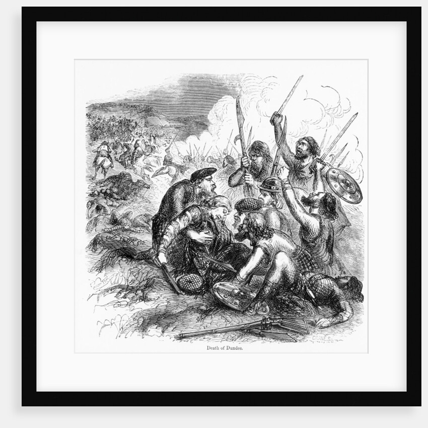 Death of Dundee in 1675 by English School