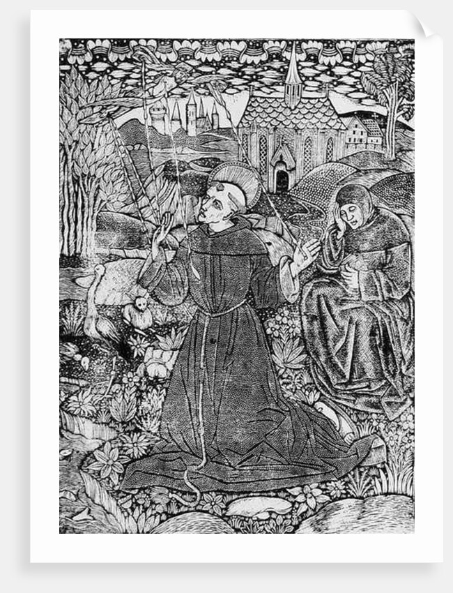 St. Francis Receiving the Stigmata by English School