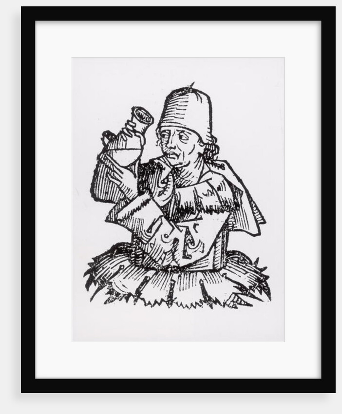 St. Anthony from 'Liber Chronicarum' by Hartmann Schedel 1493 by German School