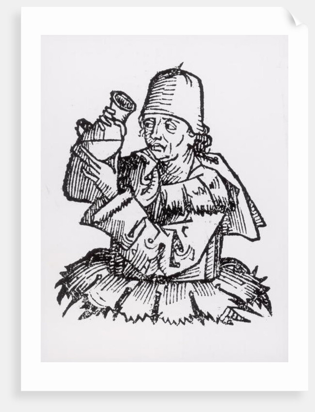 St. Anthony from 'Liber Chronicarum' by Hartmann Schedel 1493 by German School