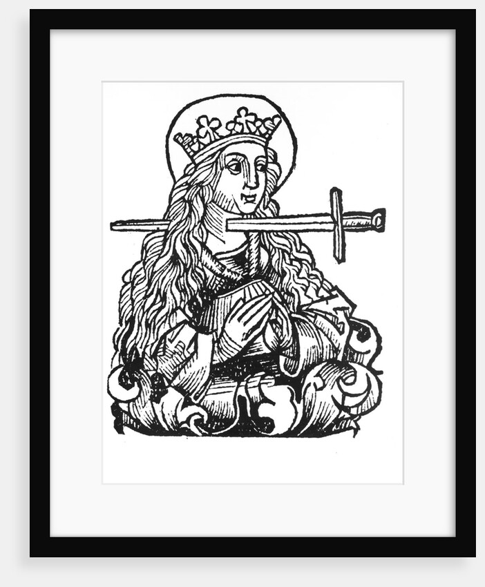 St. Lucy from 'Liber Chronicarum' by Hartmann Schedel by German School