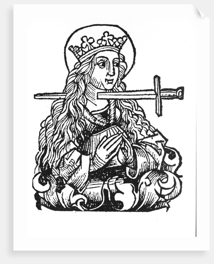 St. Lucy from 'Liber Chronicarum' by Hartmann Schedel by German School