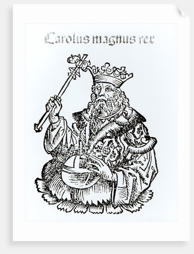 St. Charles from 'Liber Chronicarum' by Hartmann Schedel 1493 by German School