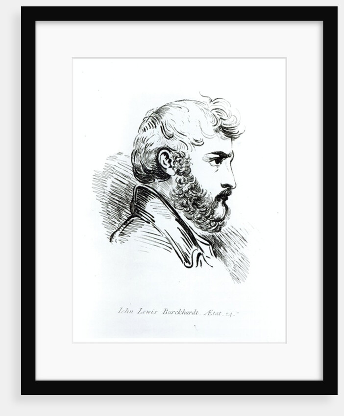Portrait of John Lewis Burckhardt at the Age of 24 by English School
