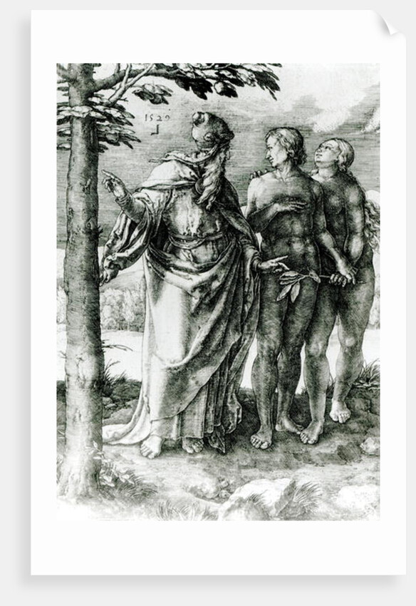 God shows Adam and Eve the Tree of Life in the Garden of Eden, 1529 by German School