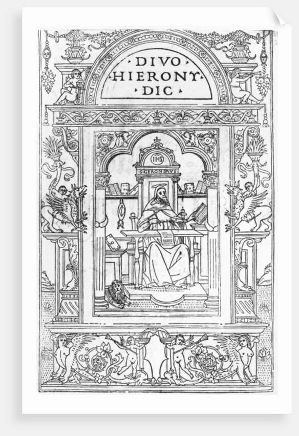 St. Jerome in his Study by Italian School