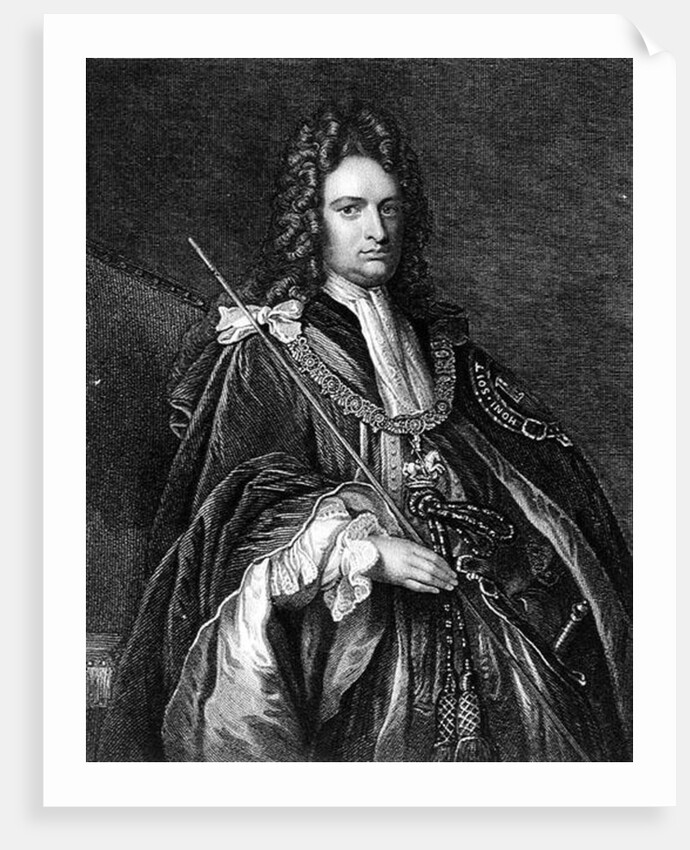 Portrait of Robert Harley, first Earl of Oxford by English School