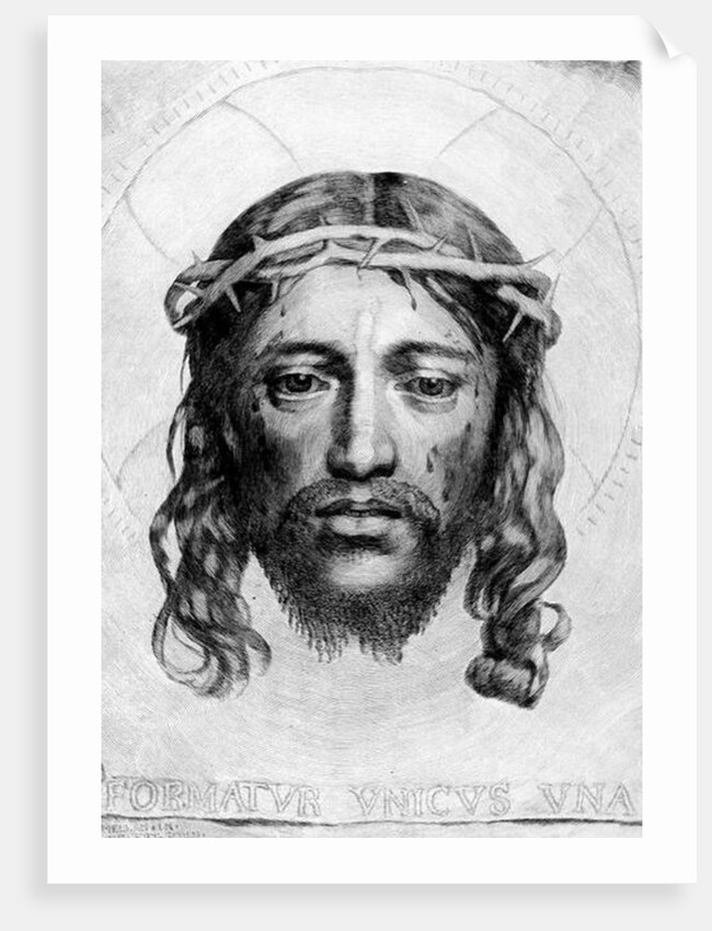 The Head of Christ, 1735 by Claude Mellan