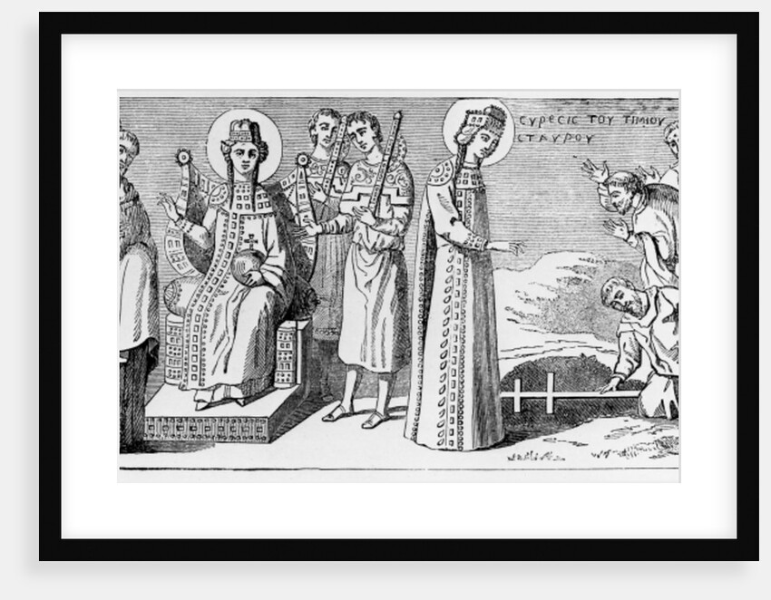 St. Helena Discovering the True Cross by English School