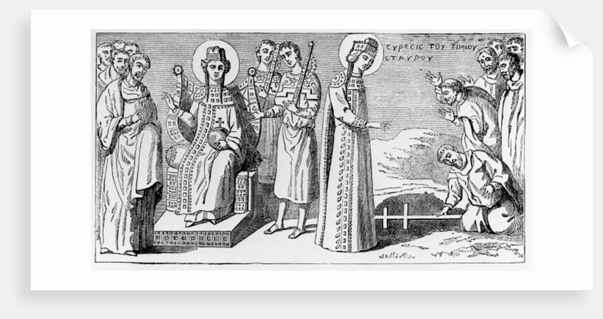 St. Helena Discovering the True Cross by English School