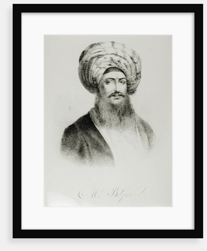 Portrait of Giovanni Battista Belzoni by English School
