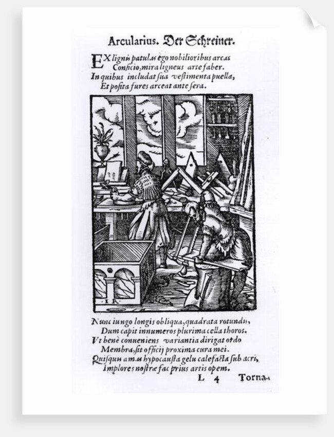 The Woodworker by German School