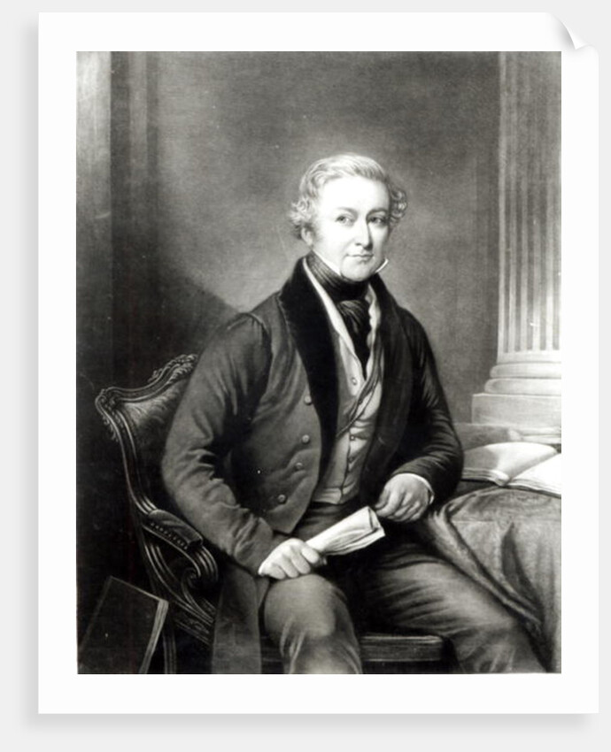 Portrait of Sir Robert Peel by English School