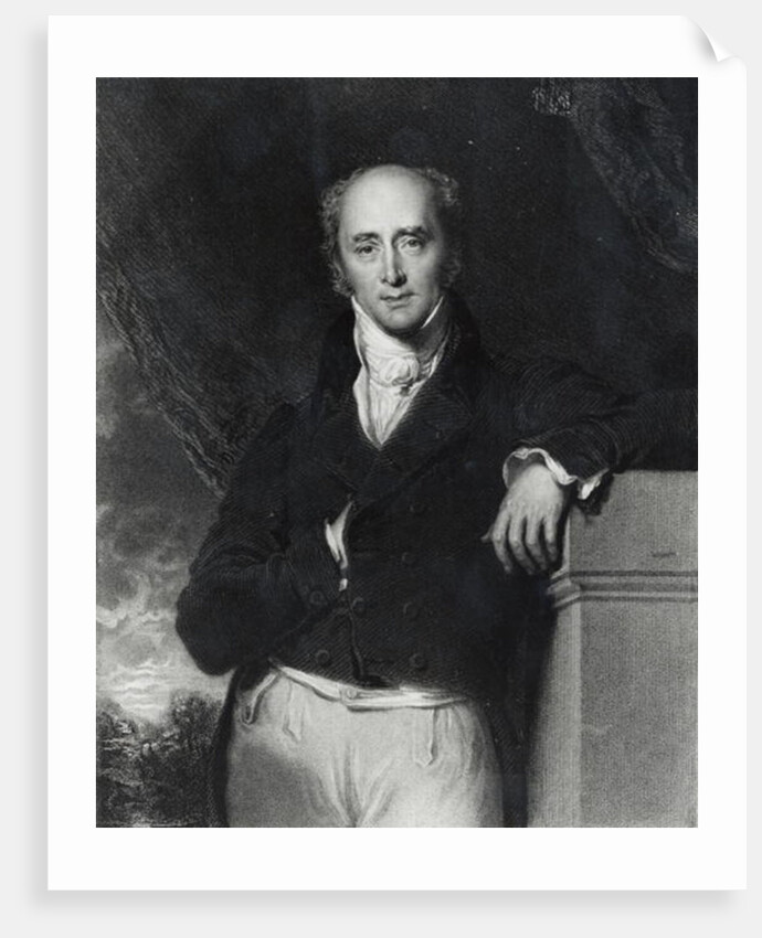 Portrait of the Right Honourable Charles Grey, Earl Grey engraved by J. Cochran by Thomas Lawrence (after)