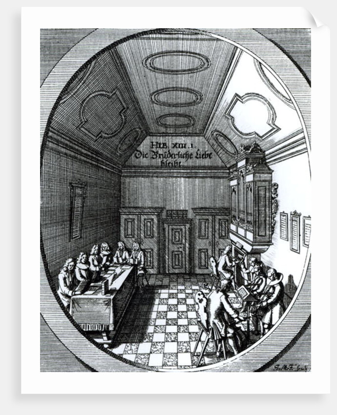 The Music Room by German School