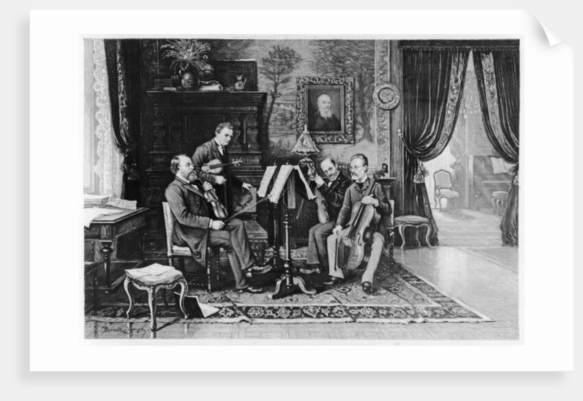 The String Quartet by French School