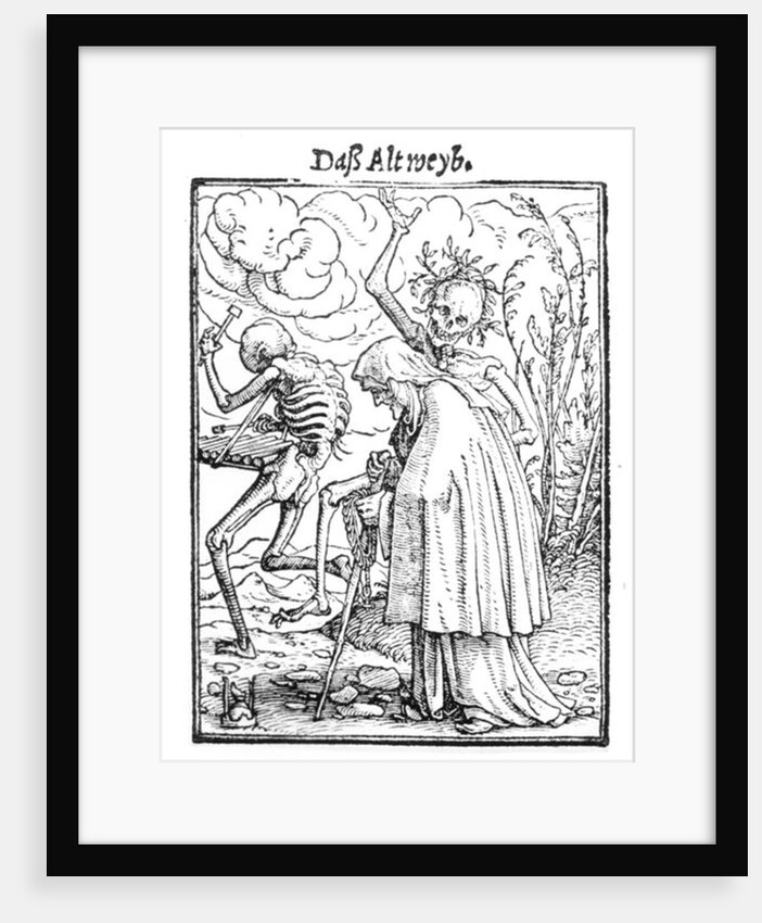 Death and the Old Woman by Hans Holbein the Younger