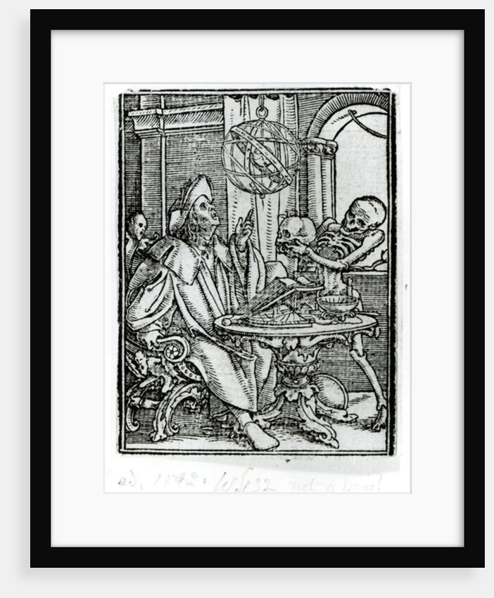 Death and the Astronomer by Hans Holbein the Younger