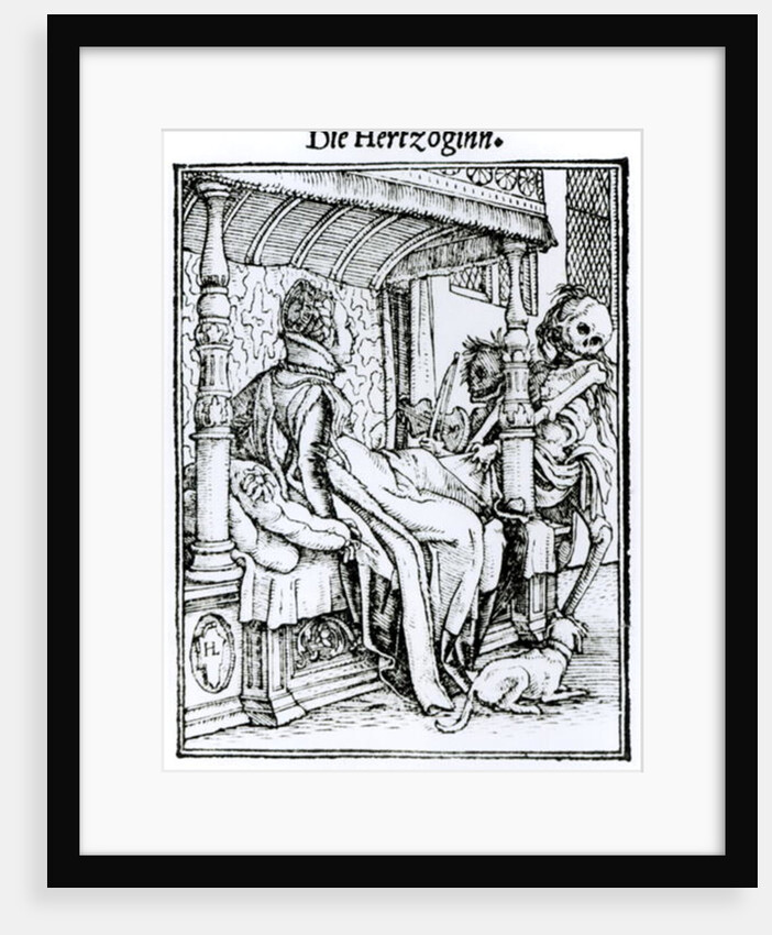 Death and the Lady by Hans Holbein the Younger