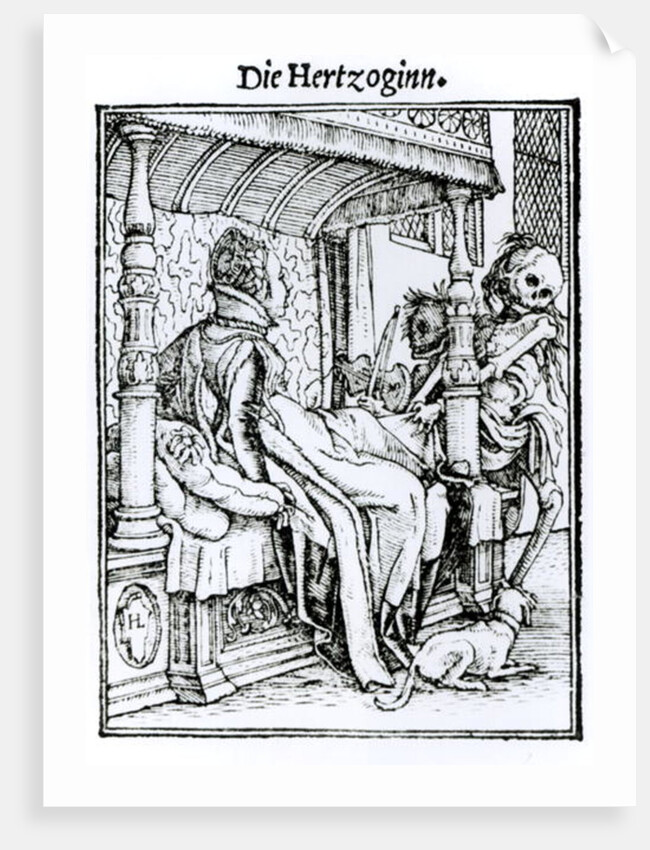 Death and the Lady by Hans Holbein the Younger