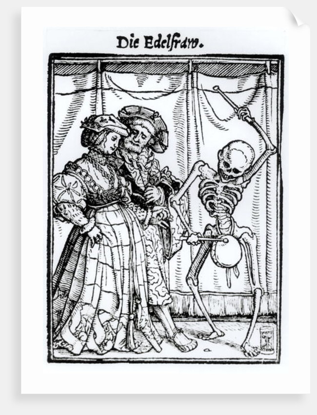 Death and the Noblewoman by Hans Holbein the Younger